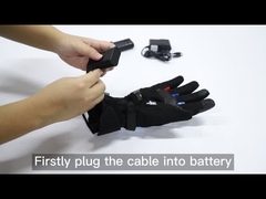 Heated Motorcycle Gloves for Men Women, Waterproof Windproof Winter Glove for Skiing