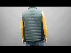 OEM Far Infrared Electric Heated Clothes Men's Rechargeable Heated Gilet