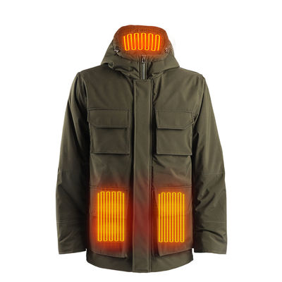 Men's Heating Jacket Custom Heated Clothes Electric Softshell Waterproof Winter Work Garment