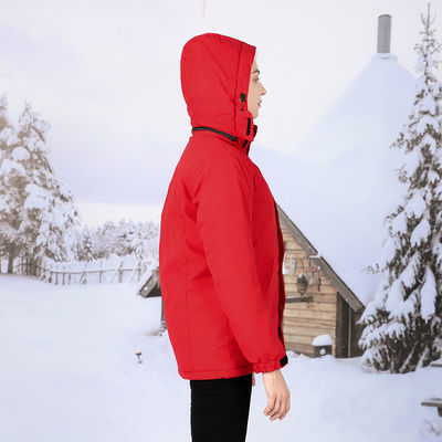 Customized Softshell Heated Winter Clothes Electric Battery Heated Hunting Jacket with 7.4V Battery