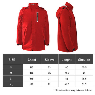 Customized Softshell Heated Winter Clothes Electric Battery Heated Hunting Jacket with 7.4V Battery