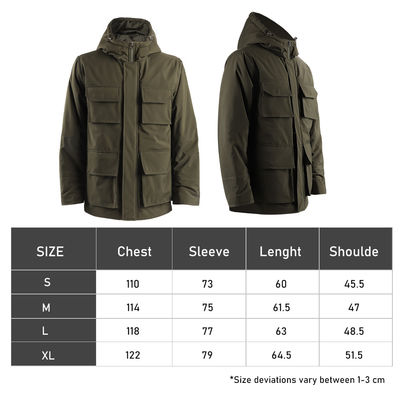 Wholesale Rechargeable 4 Zones Heating Winter Waterproof Men's Warming Heated Down Jacket