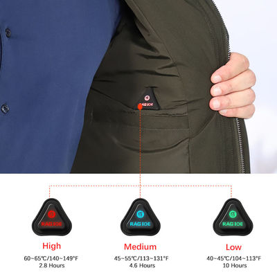 Full Sleeves Men's Rechargeable Heated Jackets Electric Warming Jacket
