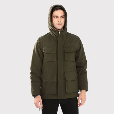 Premium Autumn and Winter Smart Heating Cotton Ski Jackets 7.4V Battery Men's Heated Snowboarding Jacket