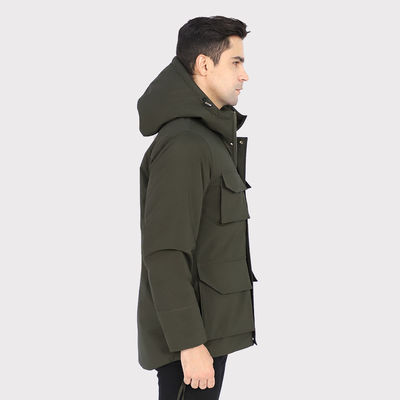 Premium Autumn and Winter Smart Heating Cotton Ski Jackets 7.4V Battery Men's Heated Snowboarding Jacket