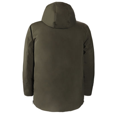 Wholesale Rechargeable 4 Zones Heating Winter Waterproof Men's Warming Heated Down Jacket