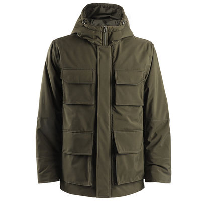 Wholesale Rechargeable 4 Zones Heating Winter Waterproof Men's Warming Heated Down Jacket