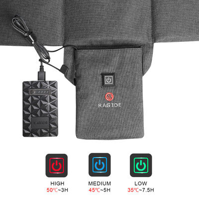 USB Rechargeable Waterproof Heated Seat Cushion 5V Portable Car Heated Seat Pads with 3 Temperature Settings