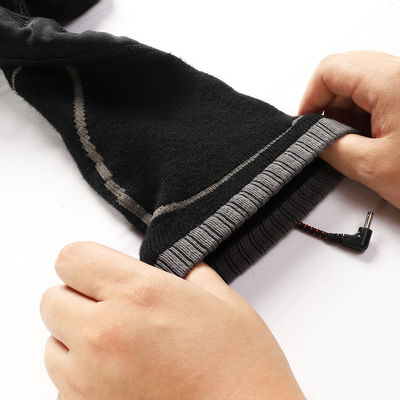 7.4V Battery Heated Socks Carbon Fiber Heated Hiking Socks Breathable