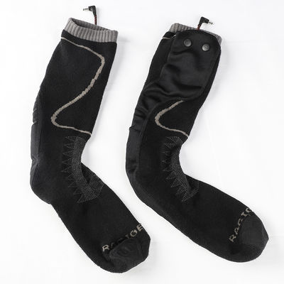 7.4V Battery Heated Socks Carbon Fiber Heated Hiking Socks Breathable