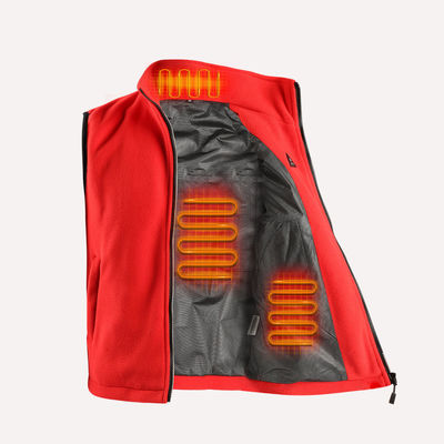 55C 5V Smart Rechargeable Heated Gilet Mens Heated Body Warmer