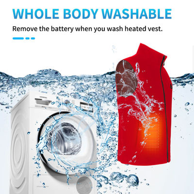 55C 5V Smart Rechargeable Heated Gilet Mens Heated Body Warmer