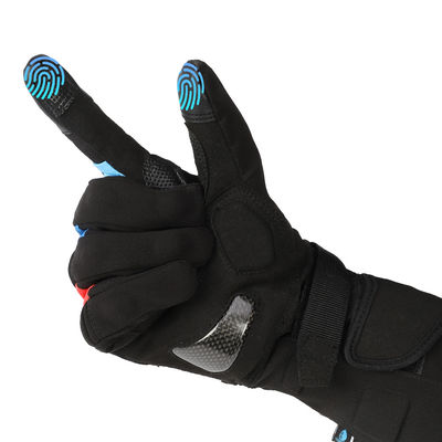 Windproof Rechargeable Heated Mittens 2600mAh Battery Operated Warming Gloves