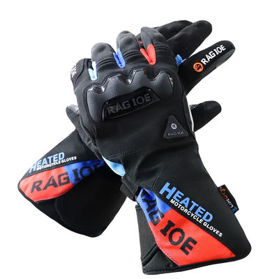 Windproof Rechargeable Heated Mittens 2600mAh Battery Operated Warming Gloves