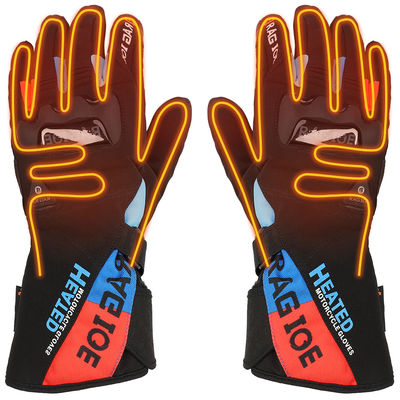 Windproof Rechargeable Heated Mittens 2600mAh Battery Operated Warming Gloves