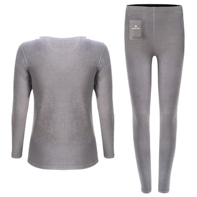 Winter Heating Clothes Electrical Warm Base Layer Top and Bottom Underwear Soft Material for Women