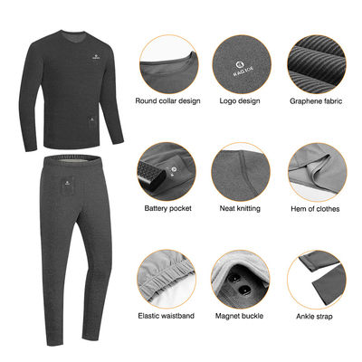 Keep Warm Pajamas Set Winter Heating Thermal Underwear Sets Heated Long Johns​