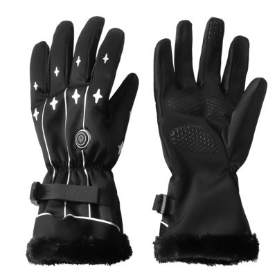 OEM / ODM Electric Thermal Snowmobile Gloves Heated Winter Gloves One Size for Winter Outdoor Camping