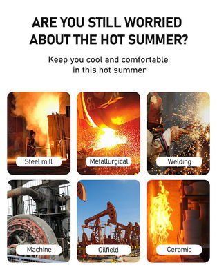 Aerial Work Fan Cooling Vest 4XL Cold Vest For Hot Weather