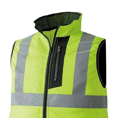 Fluorescent Reflective Fan Cooling Vest Double Fan Hi Vis Shirts