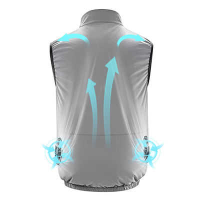 FCC Unisex Fan Cooling Vest Air Conditioned Cooling Jacket Ice Vest