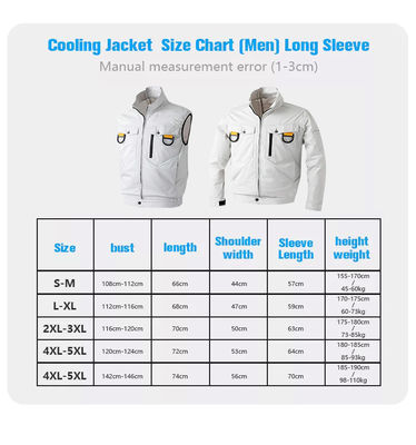 S~4XL Air Conditioned Coat Ac Motorcycle Jacket Outer Wear Customized