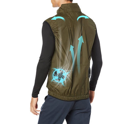 Sunscreen Fan Cooling Vest Sunproof USB Air Conditioning Clothing