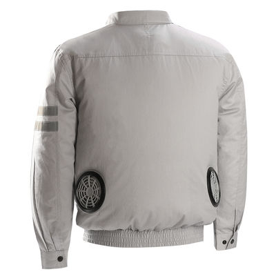 OEM Blue Air Conditioned Bike Jacket With Cooling Fan For Work Construction