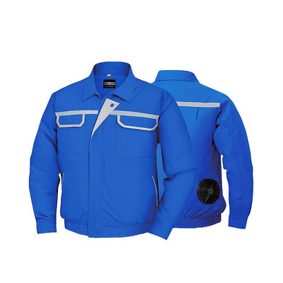 Unisex Lightweight Air Conditioning Coat Navy Blue Customized