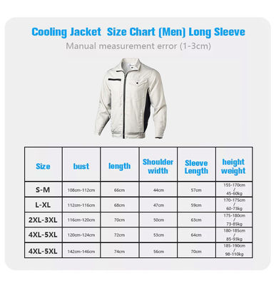 ODM Sun Protective Air Conditioned Coat Rechargeable Cooling Vest