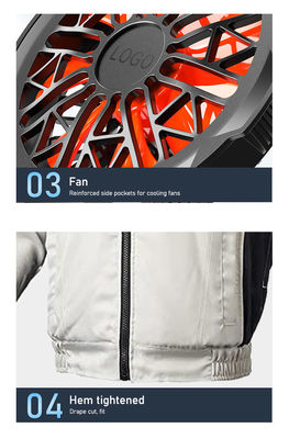 ODM Sun Protective Air Conditioned Coat Rechargeable Cooling Vest