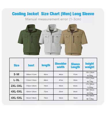 8.4V Cool Shirts Air Conditioning Fresh Air Circulation Ac Cooling Shirt