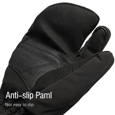 Skating Battery Powered Heated Mittens Touchscreen Electric Warming Gloves for Winter Outdoor Activities