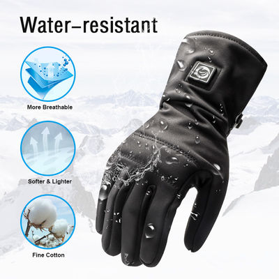 Thin Style Electric Thermal Heated Winter Gloves Outdoor Climbing Battery Operated Mittens with Three Heat Settings