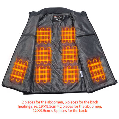 OEM Worsted Outdoor Heated Vest Battery Powered Warming Vest