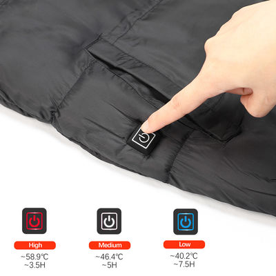 5 Heating Zones Outdoor Heated Vest 5V Rechargeable Heated Waistcoat