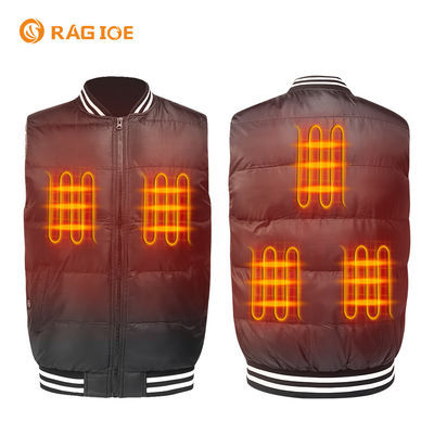 50C 60C Battery Operated Vest Warmer Unisex Thermal Electric Usb Heated Gilet