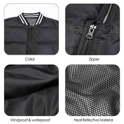 5 Heating Zones Outdoor Heated Vest 5V Rechargeable Heated Waistcoat