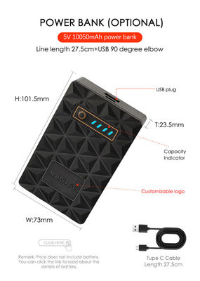 Sustainable Heated Down Waistcoat Outdoor Heated Vest 5V USB Power