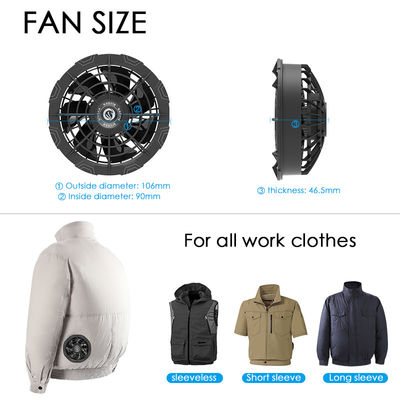 10050mAh Air Conditioned Clothes Fan 5V Cooling Vest Battery