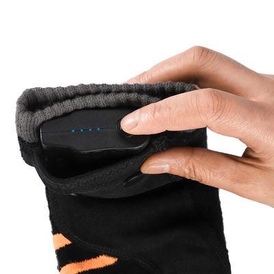 7.4V 2600mAh Heated Socks Battery Short Circuit Protection Black