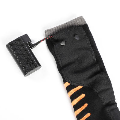 7.4V 2600mAh Heated Socks Battery Short Circuit Protection Black