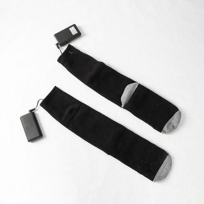 5V 4000mAh Sports Electric Heated Socks Knitted Battery Operated Socks