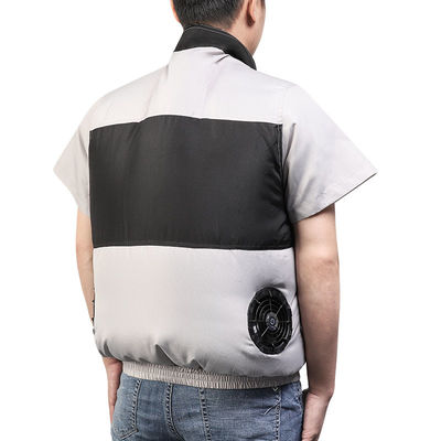 DC 12V 6700mAh Cooling Fan Jacket Noise Less Than 30dB Air Conditioner Jacket For Men