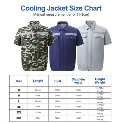 4.56W Evaporative Cooling Vest Fan Cooling Jacket With 6700mAh Battery