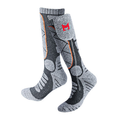 7.4V Thermostatic Control Rechargeable Battery Powered Heated Socks Men Women For Winter