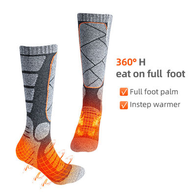 Men Women Battery Powered Hiking Warm Socks Thermal Heated Socks For Cold Weather