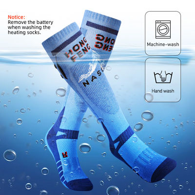 Rechargeable 4 Heating Settings Lithium Ion Self Heating Socks For Camping Fishing Skiing