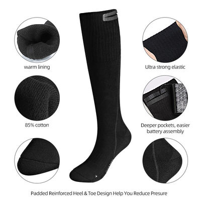 Men Women Winter Thick Cotton Battery Heated Socks Electric Thermal Insulated Heating