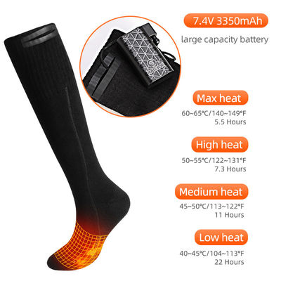 Men Women Winter Thick Cotton Battery Heated Socks Electric Thermal Insulated Heating